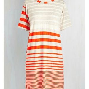 ModCloth Orange T-Shirt Dress, 3X